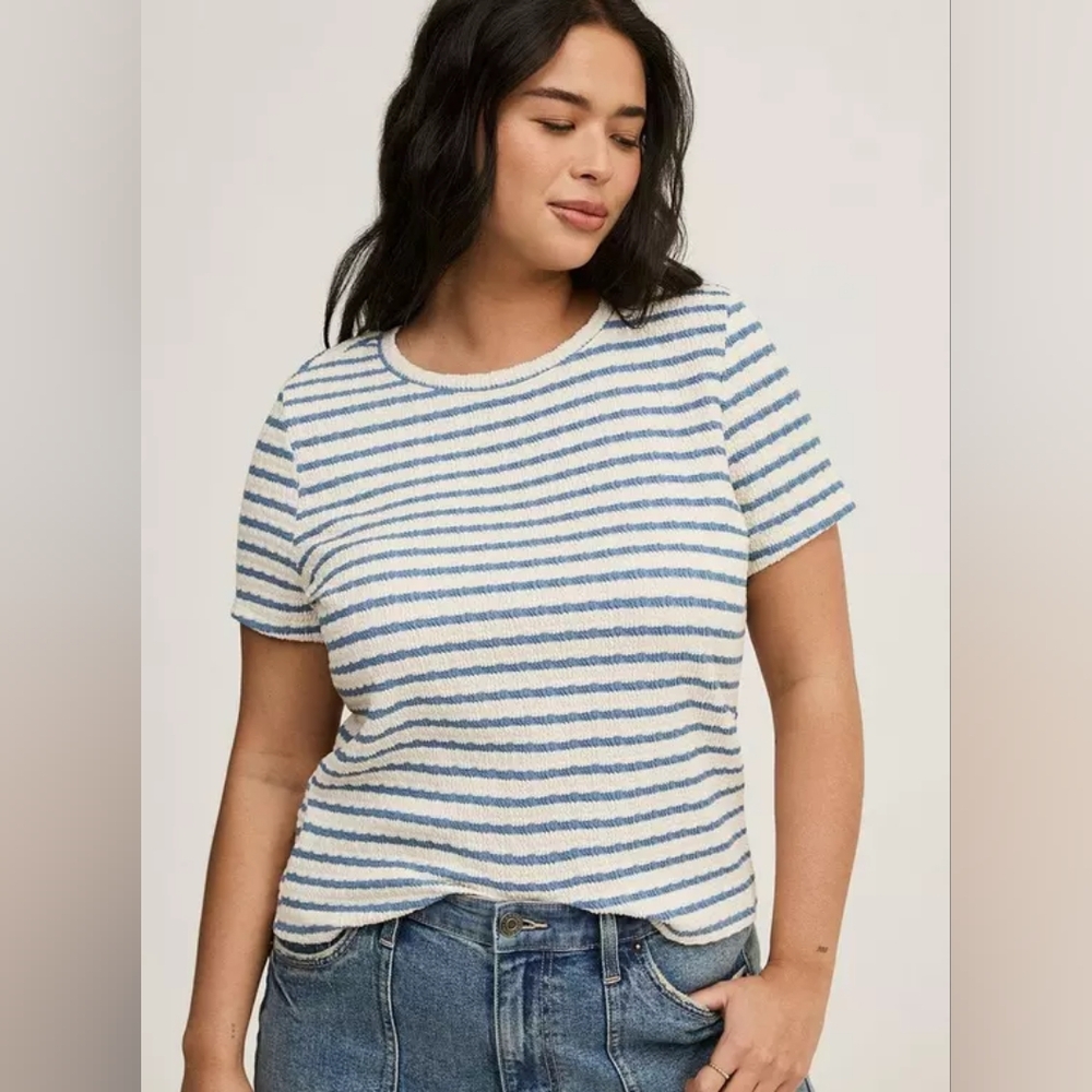 NWT Torrid Textured Crew Neck Tee Plus Size 3
